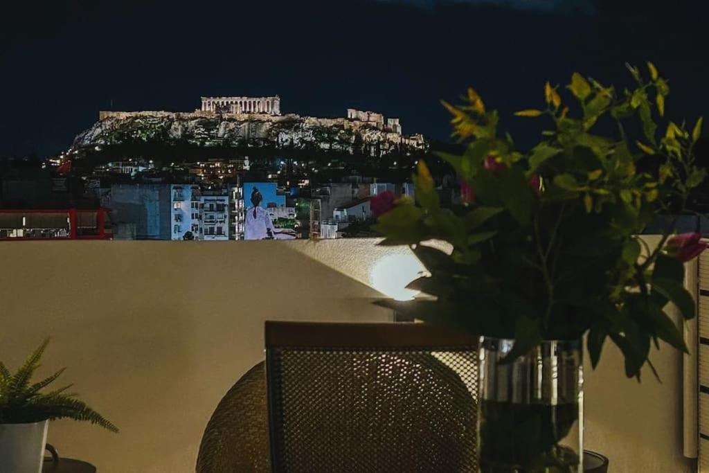 Exquisite Penthouse With Breathtaking Acropolis Panorama View Apartment Atena Exterior foto