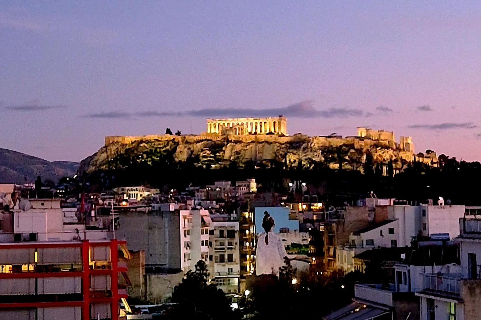 Exquisite Penthouse With Breathtaking Acropolis Panorama View Apartment Atena Exterior foto